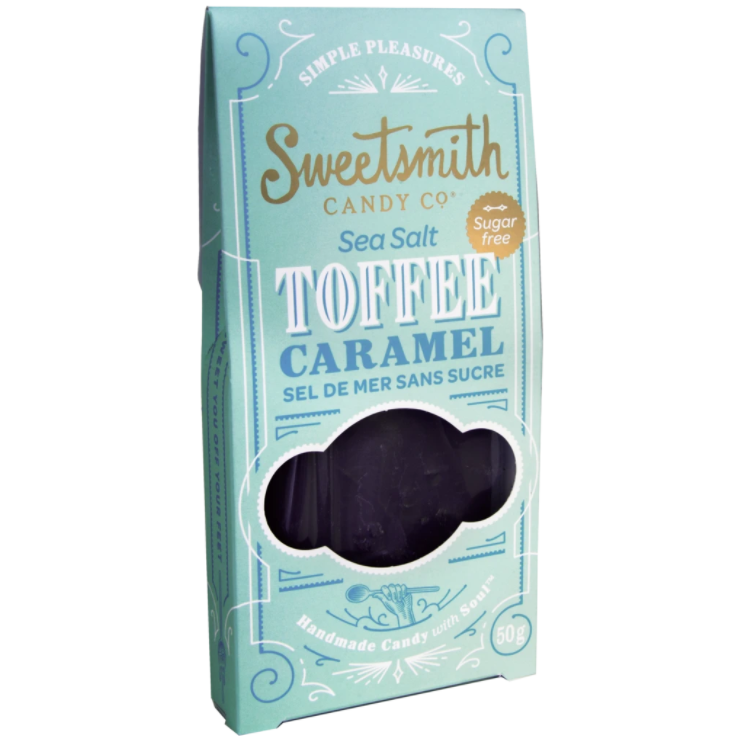 *Sweetsmith Candy - Caramel au chocolat au sel de mer sans sucre - 1,76 oz 
