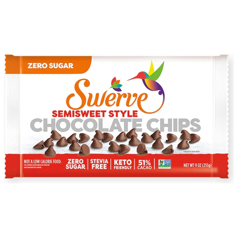 Swerve - Pépites de chocolat Keto Friendly - Style mi-sucré - 9oz