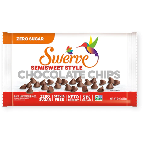 Swerve - Pépites de chocolat Keto Friendly - Style mi-sucré - 9oz