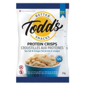 Todd's Better Snacks - Chips protéinées - Sel et vinaigre - 33g