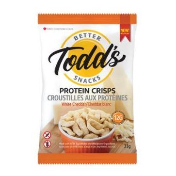 Todd's Better Snacks - Protein Chips - White Cheddar Flavor - 33g