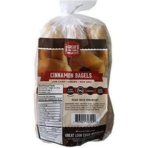 Great Low Carb Bread Company - Bagel - Cinnamon Flavour - 12 oz bag