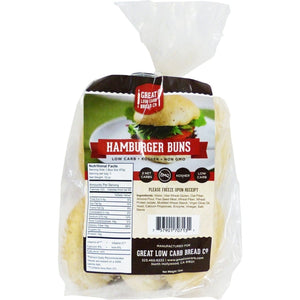 Great Low Carb Bread Company - Hamburger Buns - 12 oz bag