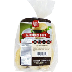 Great Low Carb Bread Company - Petits pains à hamburger - Sac de 12 oz