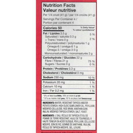 Carbonaut - Gluten Free Pizza Crust Thin 10" (Ship to ONTARIO only)