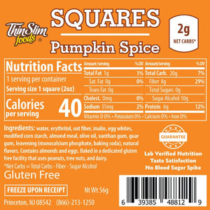 ThinSlim Foods - Squares - Pumpkin Spice