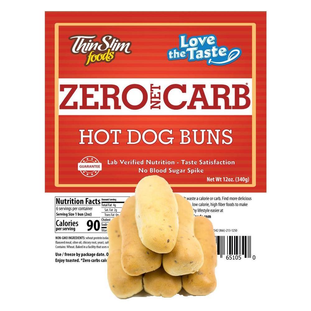 ThinSlim Foods - Love the Taste - Petits pains à hot-dog - 12 oz. sac