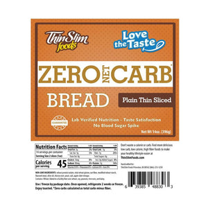 ThinSlim Foods - Love The Taste - Bread - Plain Thin Sliced