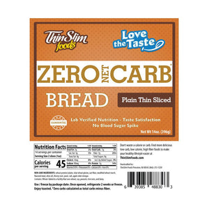 ThinSlim Foods - Love The Taste - Bread - Plain Thin Sliced