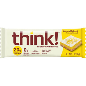 *(Best Before 31 Oct, 23) think! - High Protein Bar - Lemon Delight