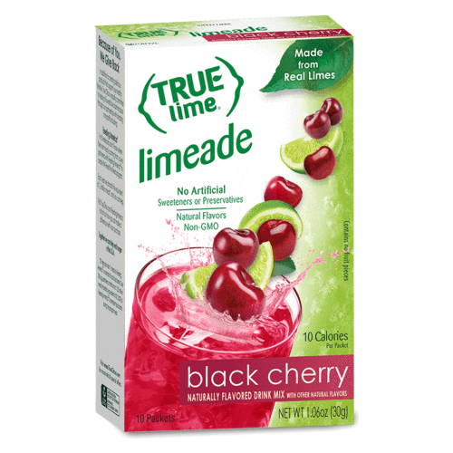 True Lime Limeade Black Cherry 10 count Low Carb Canada
