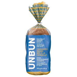 Unbun - Bread - Cinnamon Bagel - 320g