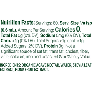 Terre entière - Liquide de fruits de stévia et de moine - 48 ml 