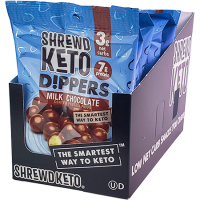 Shrewd - Keto Dippers - Chocolat au lait ** 8 sachets* (1,2 oz par sachet)