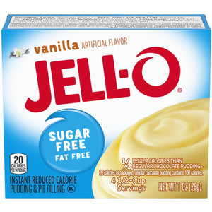 Jell-O Sugar Free Instant Pudding & Pie Filling - Vanilla - 1 oz