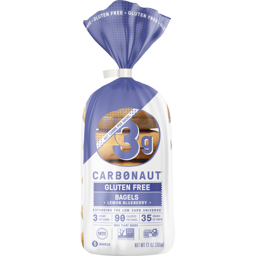 Carbonaut - Gluten Free Bagels - Lemon Blueberry - 335g