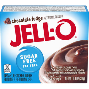 Jell-O Sugar Free Instant Pudding & Pie Filling - Chocolate Fudge - 1.4 oz