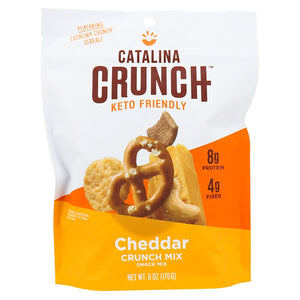 Catalina Crunch - Keto Crunch Mix Snack Mix - Cheddar -6 oz