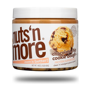 Nuts N More - Tartinade riche en protéines - Pâte à biscuits aux pépites de chocolat - 16 oz