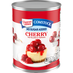 Duncan Hines Comstock - No Sugar Added Pie Filling and Topping - Cherry - 20 oz