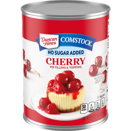 Duncan Hines Comstock - No Sugar Added Pie Filling and Topping - Cherry - 20 oz