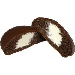 Chatila - Donut sans sucre ajouté - Beignets au chocolat fourrés à la crème vanille - Single