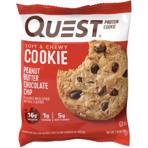 Quest - Soft & Chewy Protein Cookie - Peanut Butter Chocolate Chip - 1 Cookie