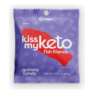 Kiss My Keto - Gummies Fish Friends - Berry - 1.76 oz