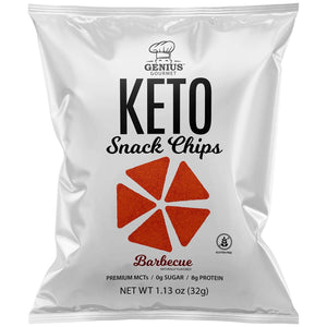 Genius Gourmet - Keto Snack Chips - Barbecue - 1 Bag