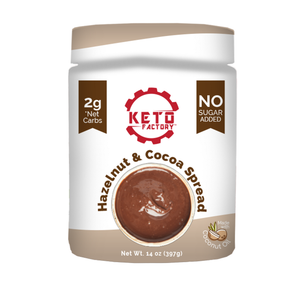 Keto Factory -Spread - Hazelnut and Cocoa - 14 oz