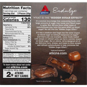 Atkins Endulge - Milk Chocolate Caramel Squares - 6.1 oz.