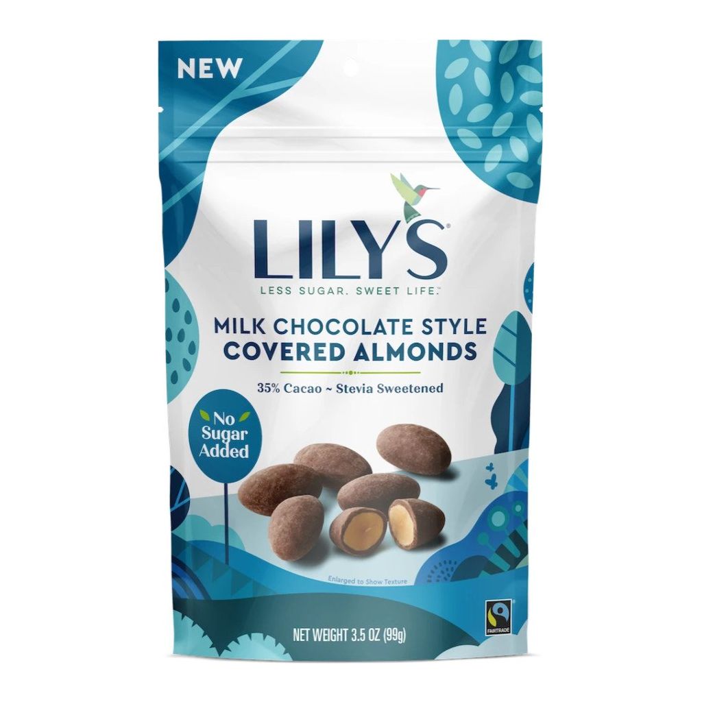 Lily's - Amandes enrobées de chocolat au lait 40 % - 99 g 
