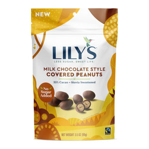 Lily's - Cacahuètes enrobées de chocolat au lait 40 % - 99 g 