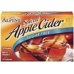 Alpine Cider - Sugar Free Spiced Apple Cider - 10 pouches - Low Carb Canada