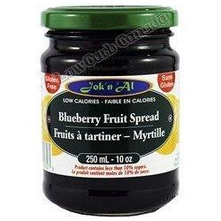 Jok n Al - Fruit Spreads - Blueberry - 10 oz - Low Carb Canada