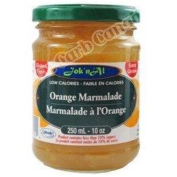 Jok n Al - Fruit Spreads - Orange Marmalade - 10 oz - Low Carb Canada