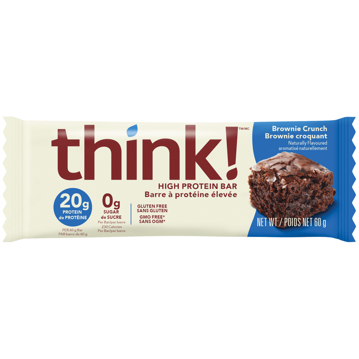 think! - High Protein Bar - Brownie Crunch