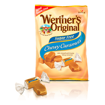 Werther's Original - Sugar Free Chewy Caramels - Original - 2.75 oz Bag - Low Carb Canada