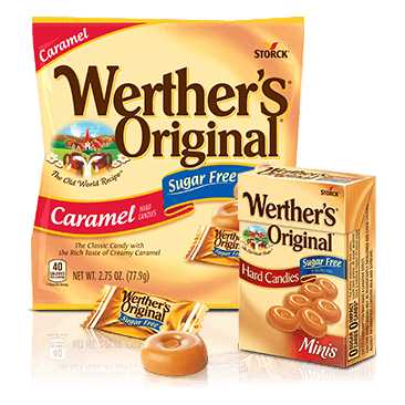 Werther's Original - Sugar Free Hard Candies - Classic Caramel - 2.75 oz Bag - Low Carb Canada