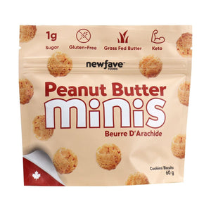 *Nouveau favori - Mini biscuits au beurre de cacahuète - 60 g