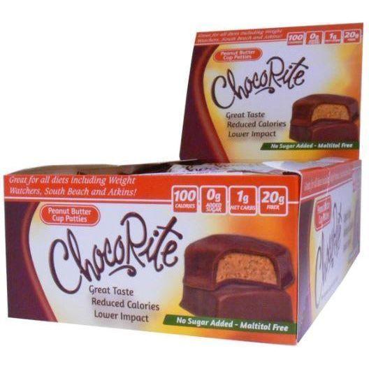 Healthsmart - ChocoRite Cups - Peanut Butter Cup Patties ** 16 Bars **