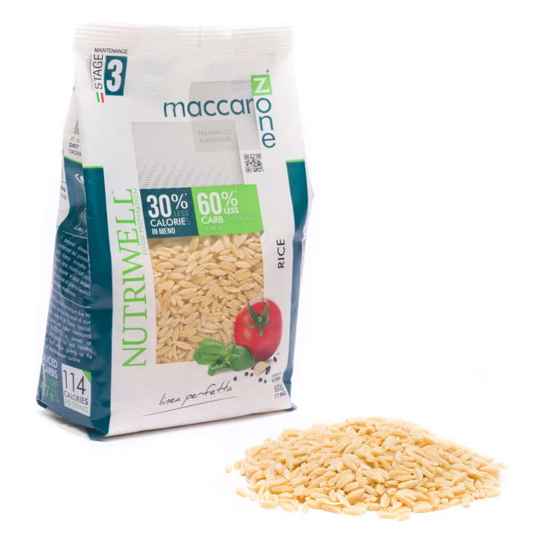 Ciao Carb - Pâtes Nutriwell MaccaroZone - Risoni - 500g