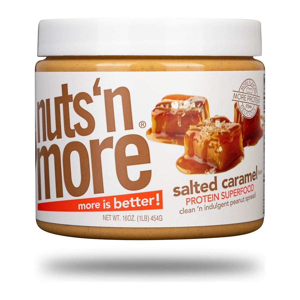 Nuts N More - Tartinade riche en protéines - Caramel salé - 16 oz