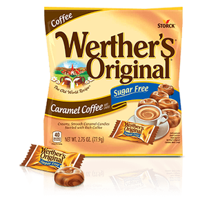 Werther's Original - Sugar Free Hard Candies - Caramel Coffee - 2.75 oz bag - Low Carb Canada