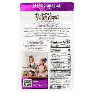 SweetLeaf - Bio Better Than Sugar - Édulcorant granulaire biologique - Sac de 14 oz