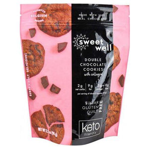 Sweetwell - Biscuits Keto Friendly, Double Chocolat - 3,2 oz