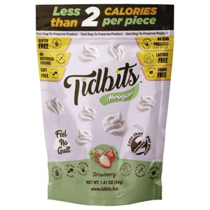Tidbits - Meringues sans sucre - Fraise -40g